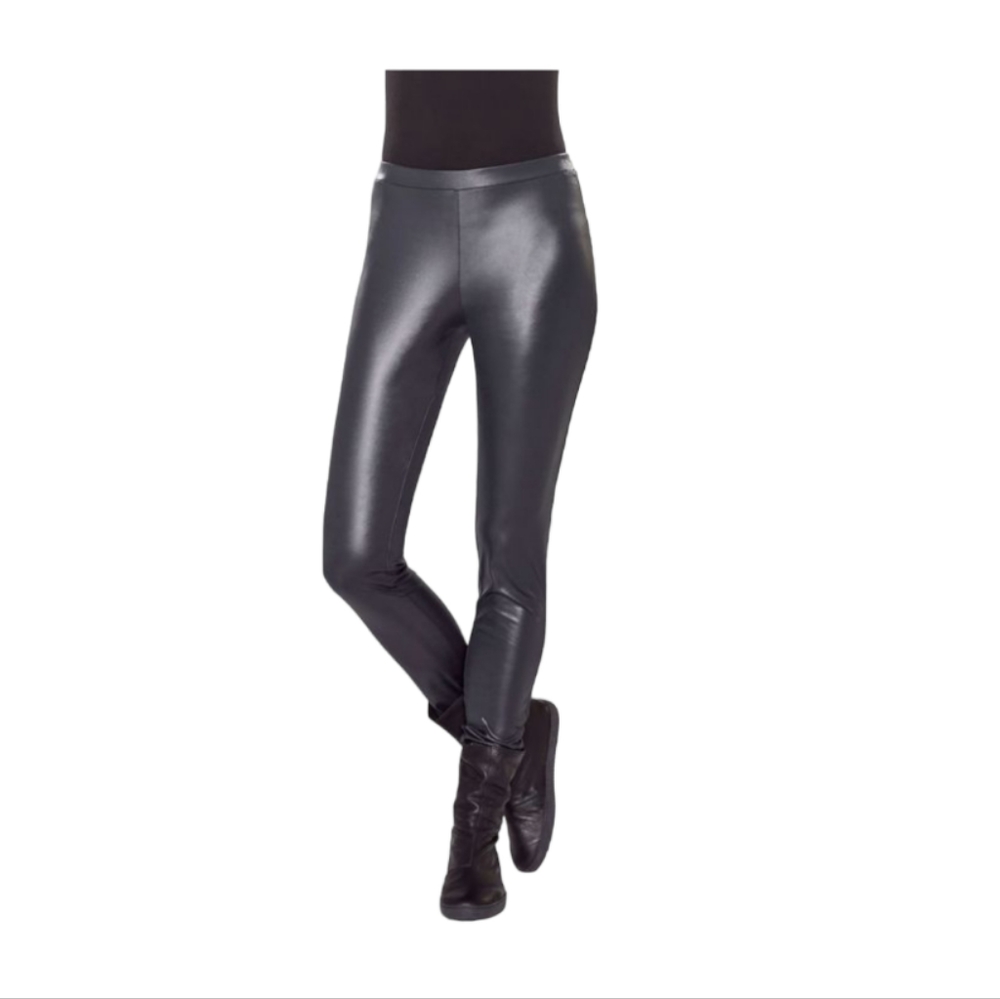Sarah Pacini‎ Shiny Black Leggings